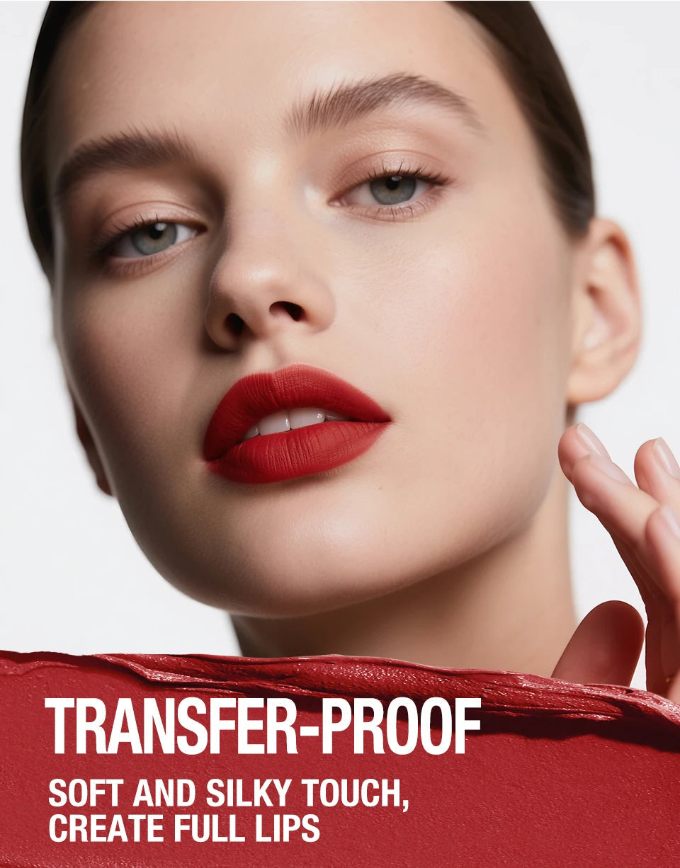 Integrated waterproof lipliner+lipstick lipstick lipstick set,no smudge,no fade,no cup,durable,easy to create a perfect makeup! Nanasbeautyholic