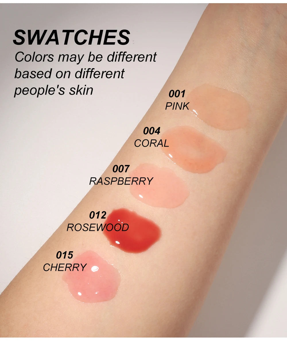 YOUNG VISION Lip Moisturizing Oil 5 Colors Available Dudu Lip Color Water Mist Lip Gel Moisturizing and Moisturizing Lip Color Nanasbeautyholic
