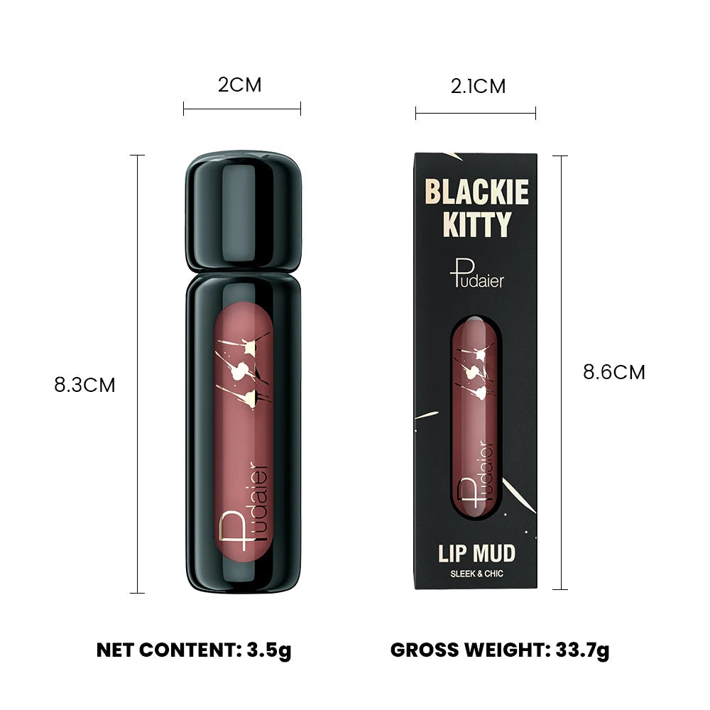 1PC Matte Velvet Lip Gloss - Highly Saturated Liquid Lip Mud, Non-Stick Long-Lasting Formula, 10-Shade Mixed Palette Nanasbeautyholic