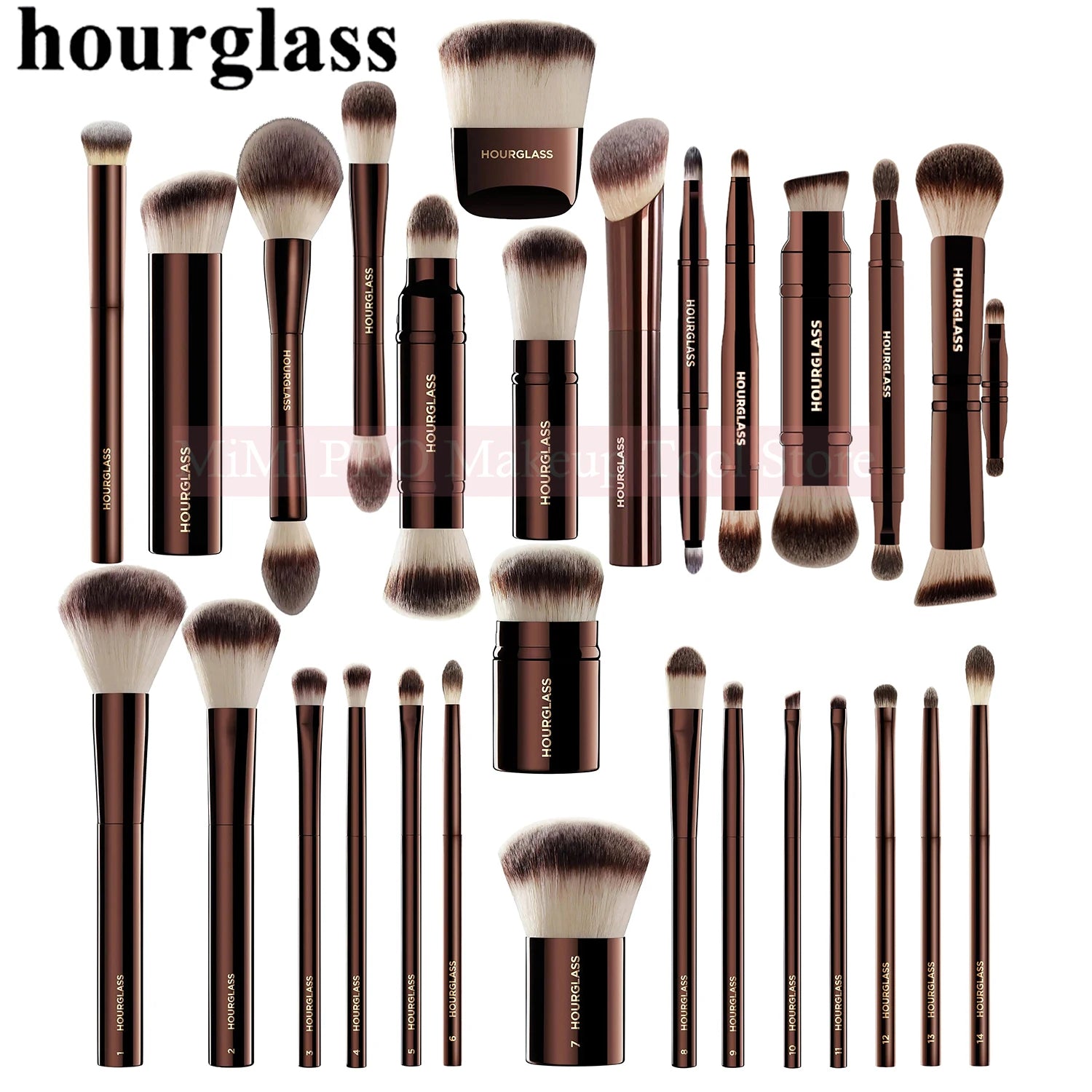 Makeup Brushes Powder Foundation Blush concealer Brush Eyeshadow Liner Smudge Brush Makeup Tool with Box single Nanasbeautyholic