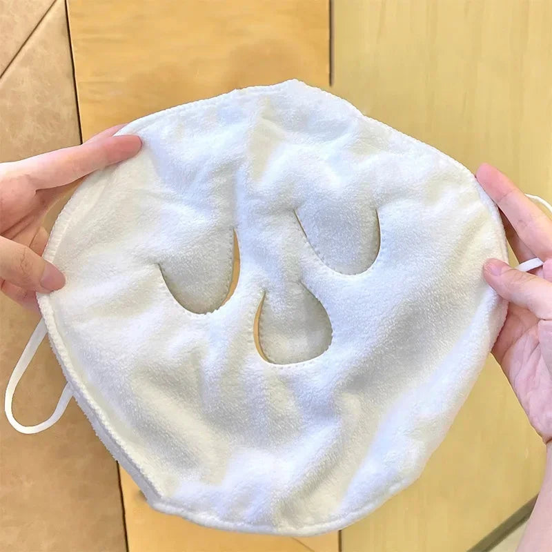 Warm compress towel Cold compress face compress face towel Double thickness beauty salon Beauty hair towel skin care Nanasbeautyholic