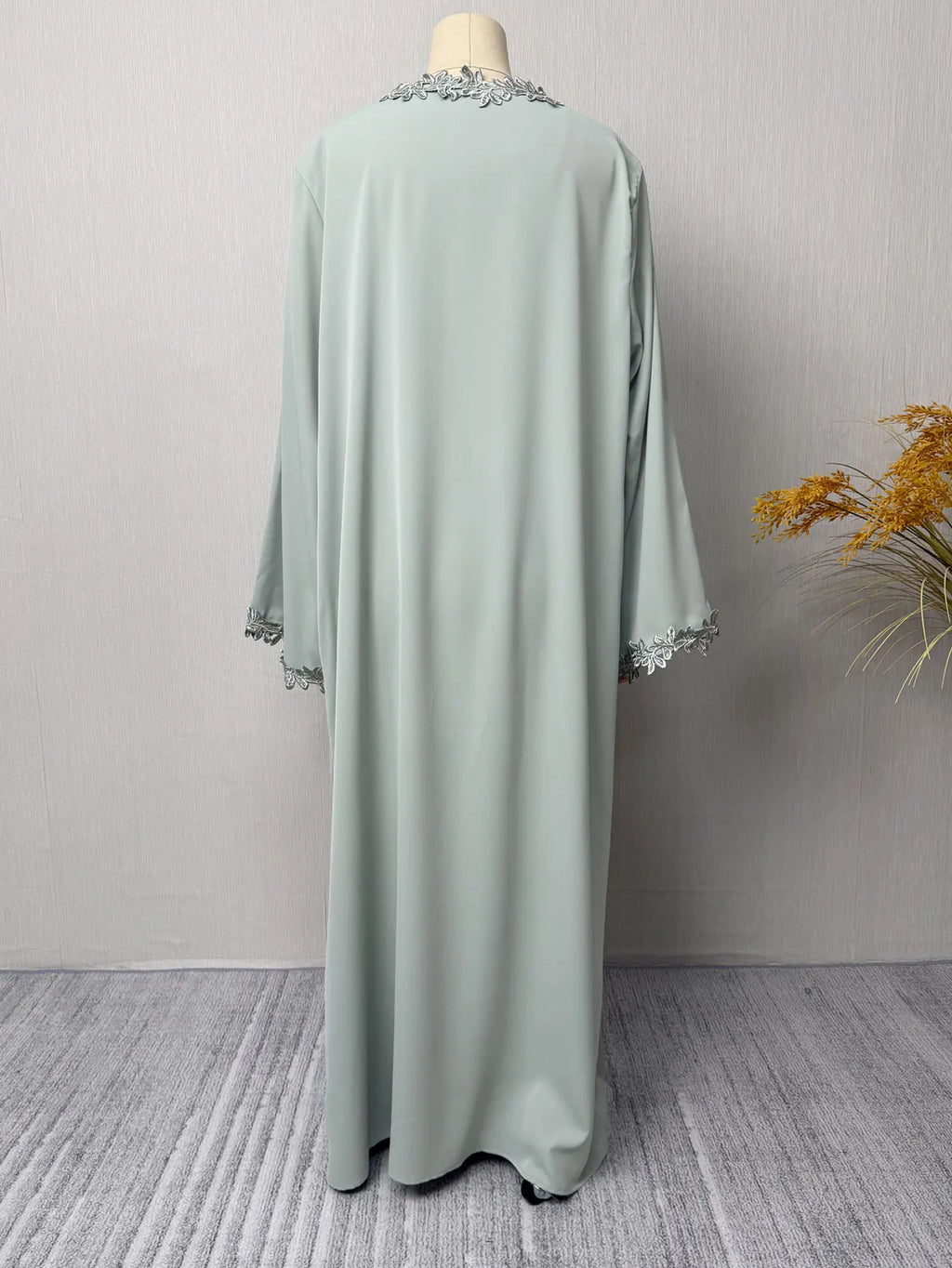 Elegant Embroidered Abaya | Loose Fit Modest Dress for Women