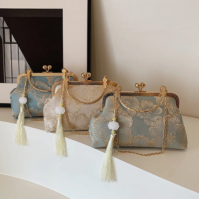 Chinese Style Embroidered Shoulder Bag