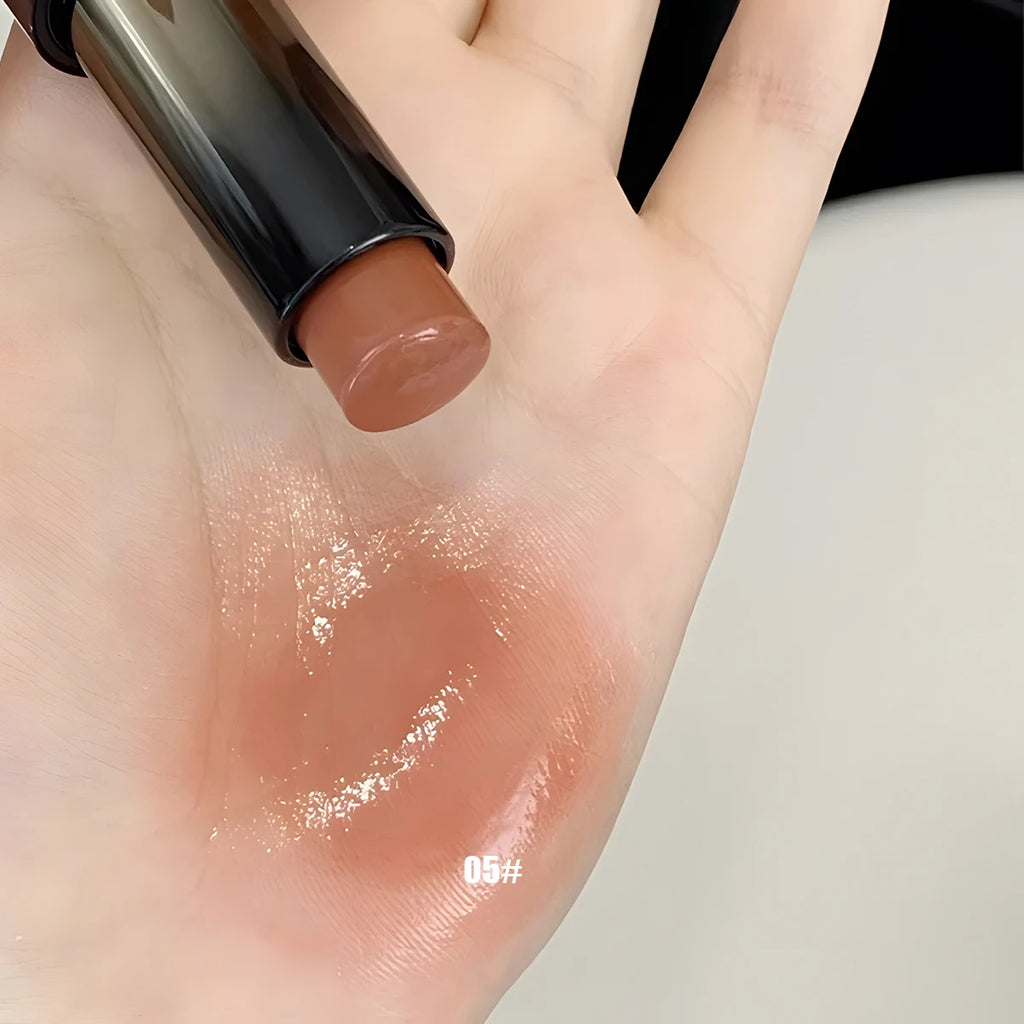 Moisturizing Mirror Lipstick – Waterproof, Long-Lasting Lip Gloss in Red & Brown Shades