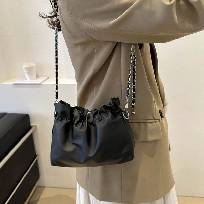 Chic Chain Bucket Bag – Women's Crossbody & Shoulder Bag
