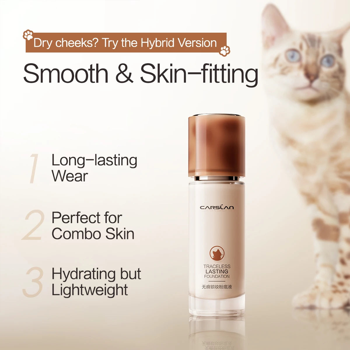 CARSLAN Long-lasting Moisture Matte Liquid Face Foundation