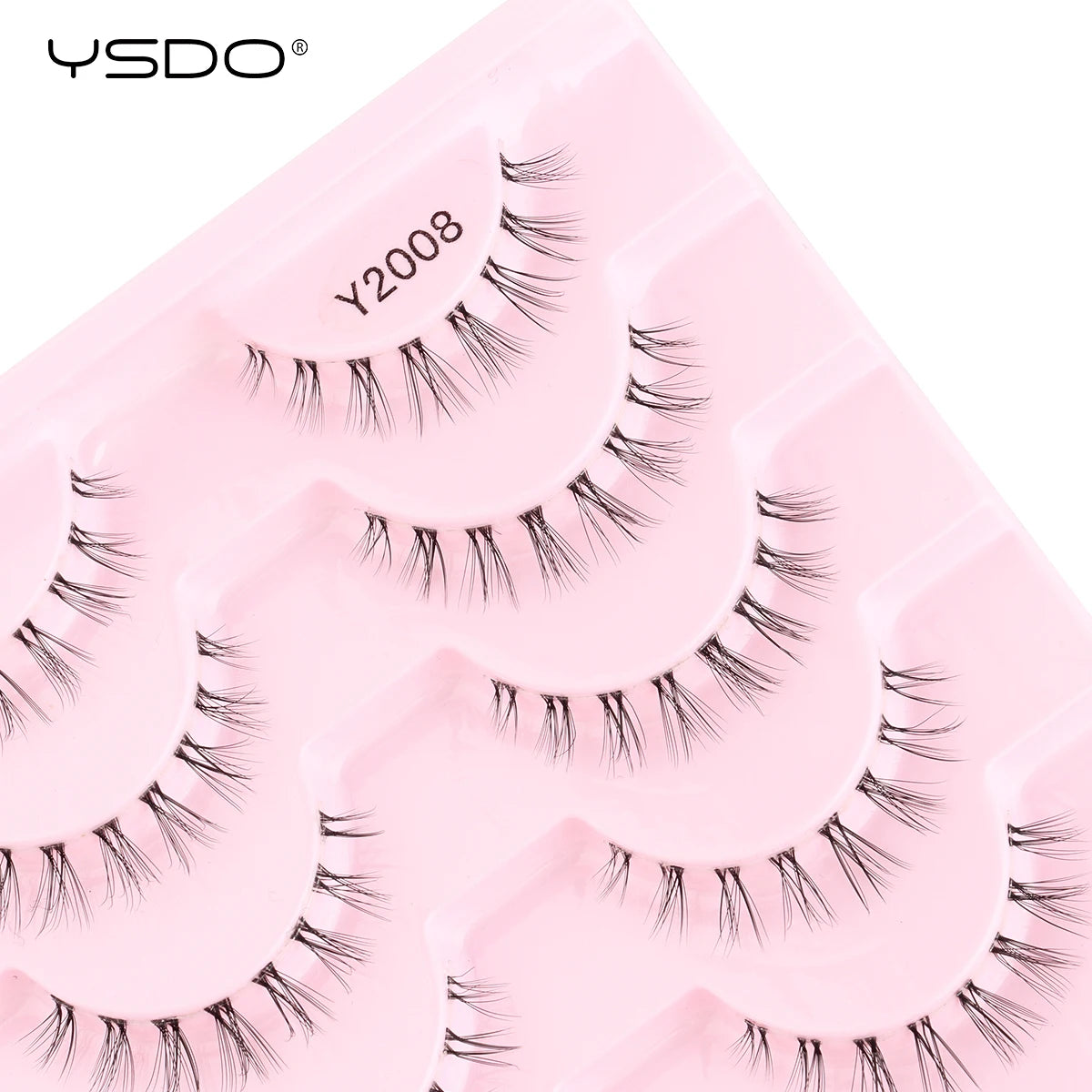 YSDO Natural Full False Eyelashes 3d Lashes  Cat Eye Fake Eyelashes Extension Faux Cils Makeup Tools