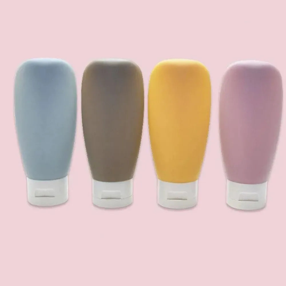 4Pcs 60ml Travel Botttle Set Refillable Bottles