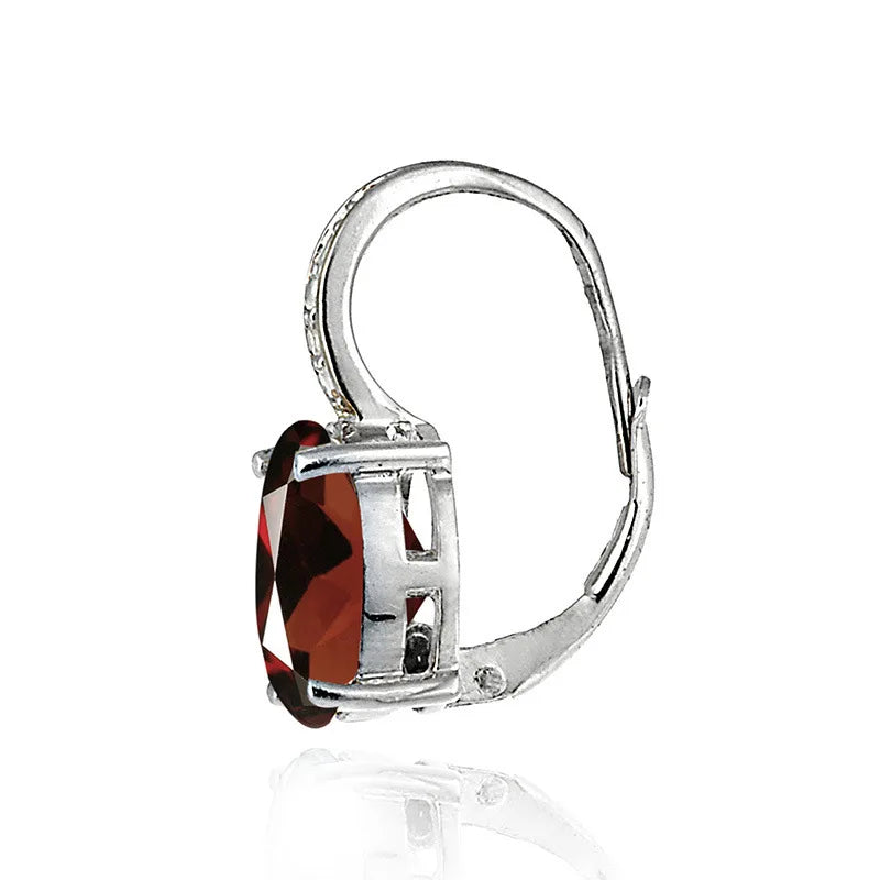 Vibrant Sterling Silver Colorful Gemstone Hoop Earrings — Wear Your Joy, Shine Your Color