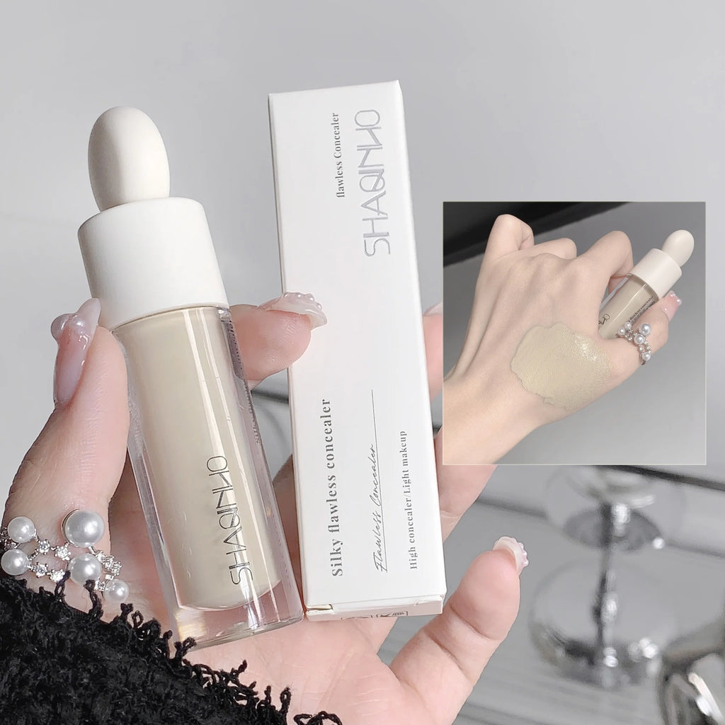 Flawless Finish Liquid Concealer – Full Coverage for Dark Circles, Blemishes & Freckles