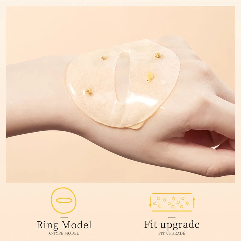 80 Osmanthus Eye Masks, Containing Osmanthus Extract, Hydrate and Moisturize, Nourish the Eyes, and Improve the Skin Around the Eyes Suitable for Daily Eye Care, a Gift for Mom on Mother's Day Nanasbeautyholic