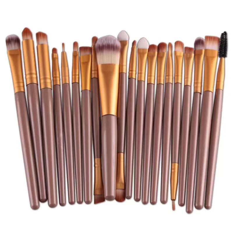 20pcs Eye brush Complete eyeshadow Brush Beauty Tool Explosive neutral logo Free Eyeliner brush Nanasbeautyholic