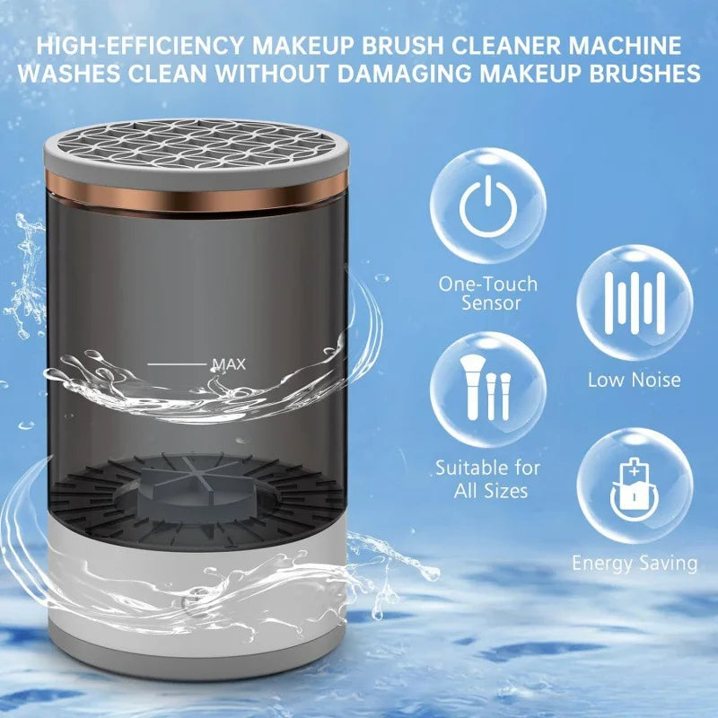 USB Electric Makeup Brush Cleaner Portable ,Quick Dry Tool