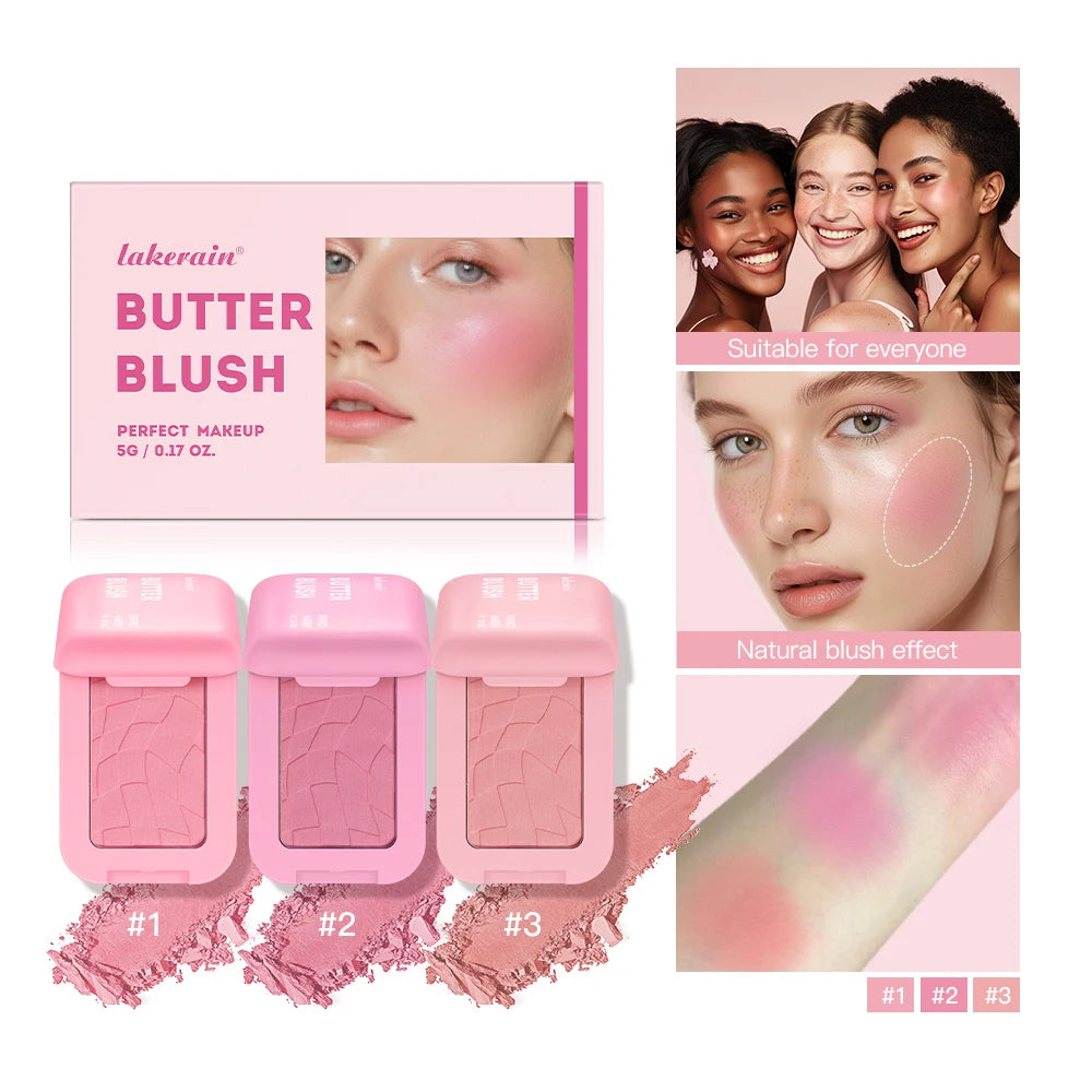 Professional Makeup Powder Blush 12HR Wear Vegan Formula Blusher Makeup Blush in Bar Cosmetics Palette Powder Pink Cream Face Nanasbeautyholic