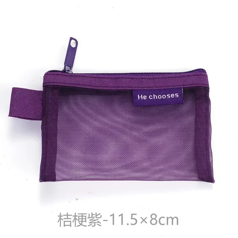 Square Solid Color Coin Bag