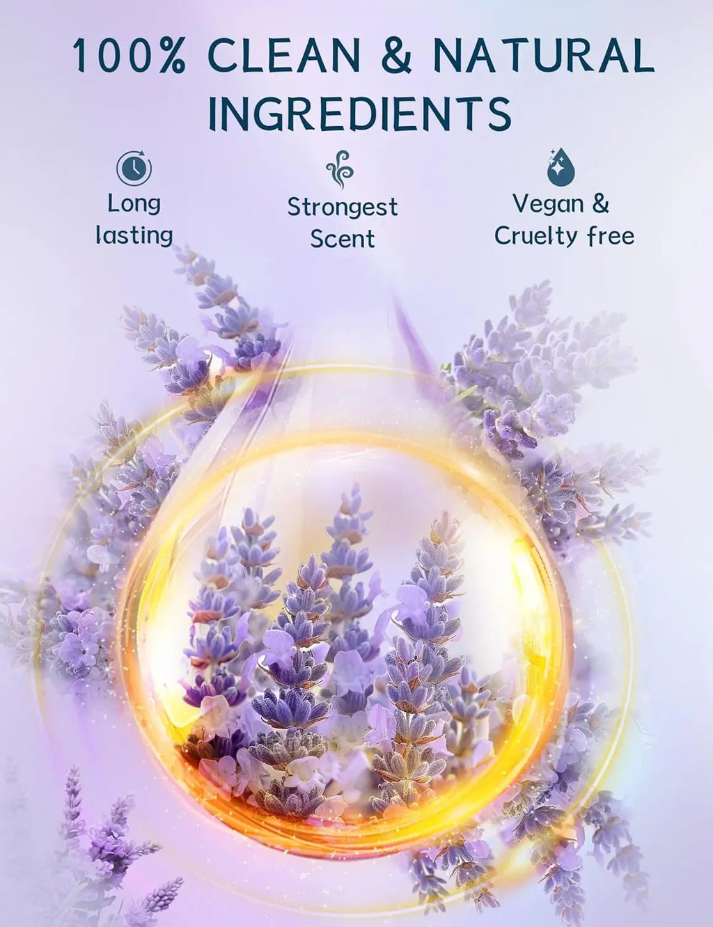 Lavender Shower Bomb Natural Essential Oil Shower Moisturizing Stress Relieving Bath Salt Tablets Suitable for Women and Men Nanasbeautyholic