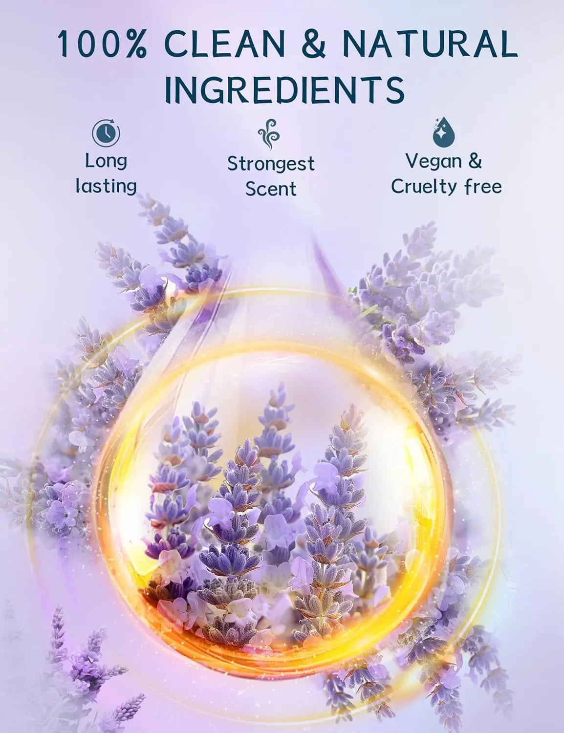 Lavender Shower Bomb Natural Essential Oil Shower Moisturizing Stress Relieving Bath Salt Tablets Suitable for Women and Men Nanasbeautyholic