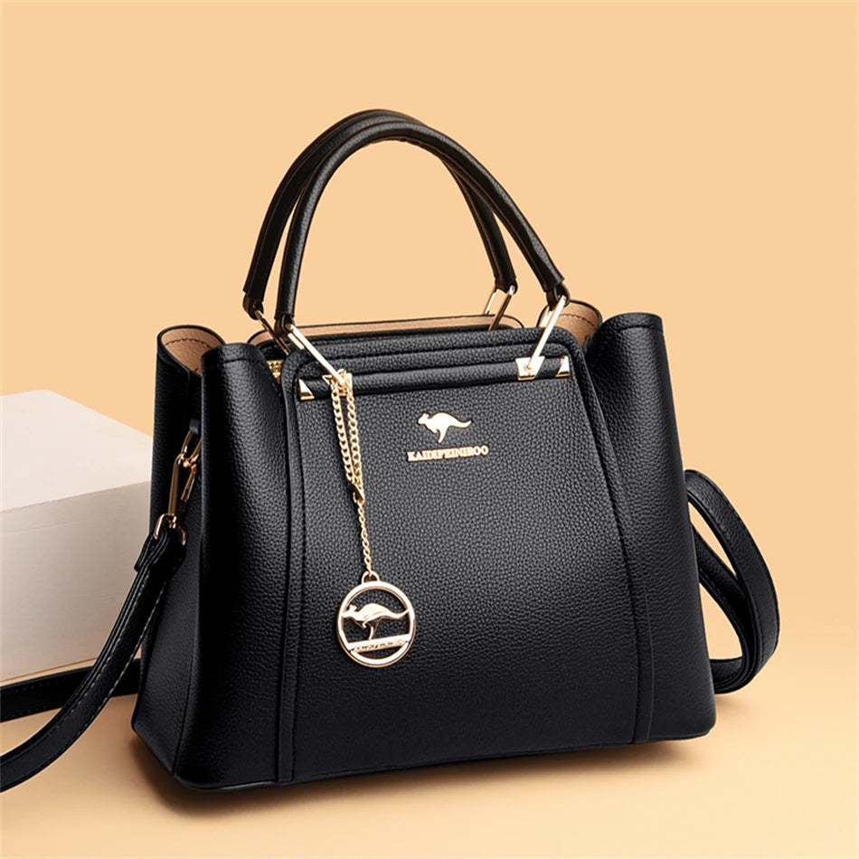 Luxury Women Designer 3 Layers Shoulder