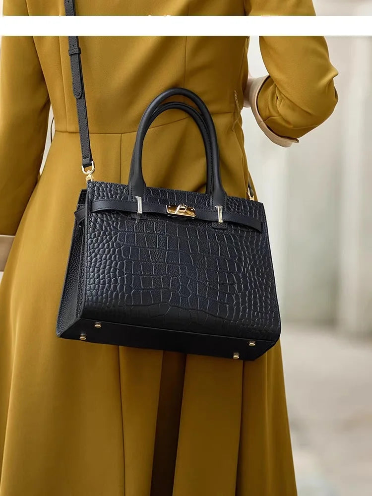 Hot ZOOLER Fashion Woman Bag Full Genuine Leather Shoulder Bags for Businesswomen Real Cow Handbags Purses Bolsa Feminina #wg383 Nanasbeautyholic