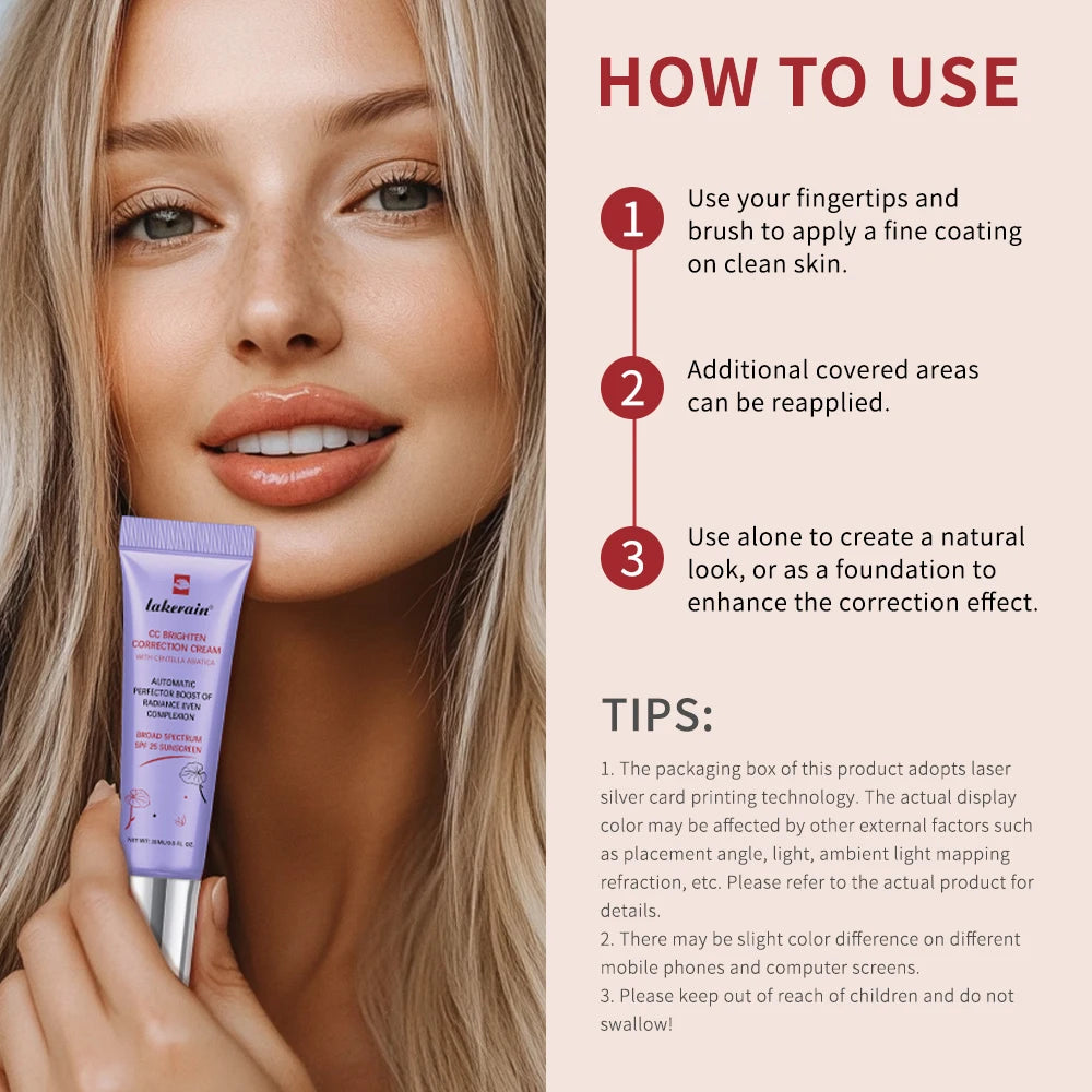 CC Water-Gel Cream Foundation – Hydrating, Color-Correcting Coverage with Centella Asiatica