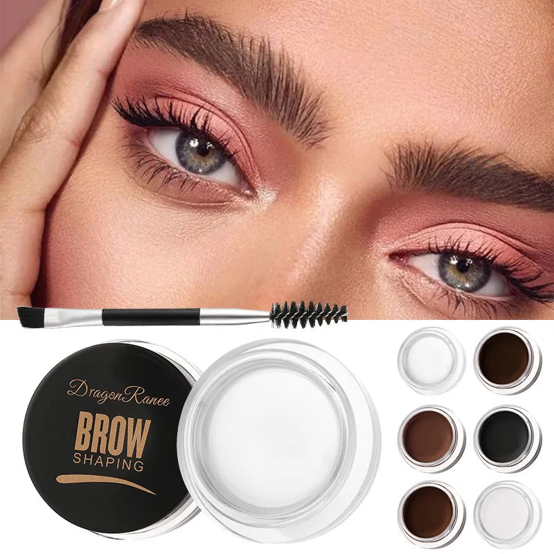 Dragon Ranee 6color Wild Eyebrow Styling Eyebrow Cream Styling Eyebrow Gel Soap Wax White Eyebrow Cream Nanasbeautyholic