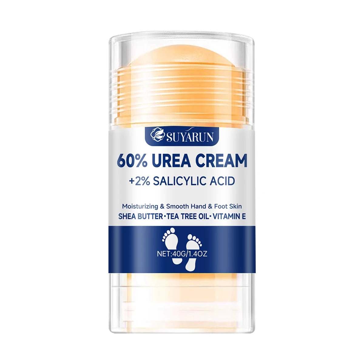 60% Urea Foot Cream Stick | Cracked Heel Repair & Deep Hydration | Exfoliating Dry Foot Care