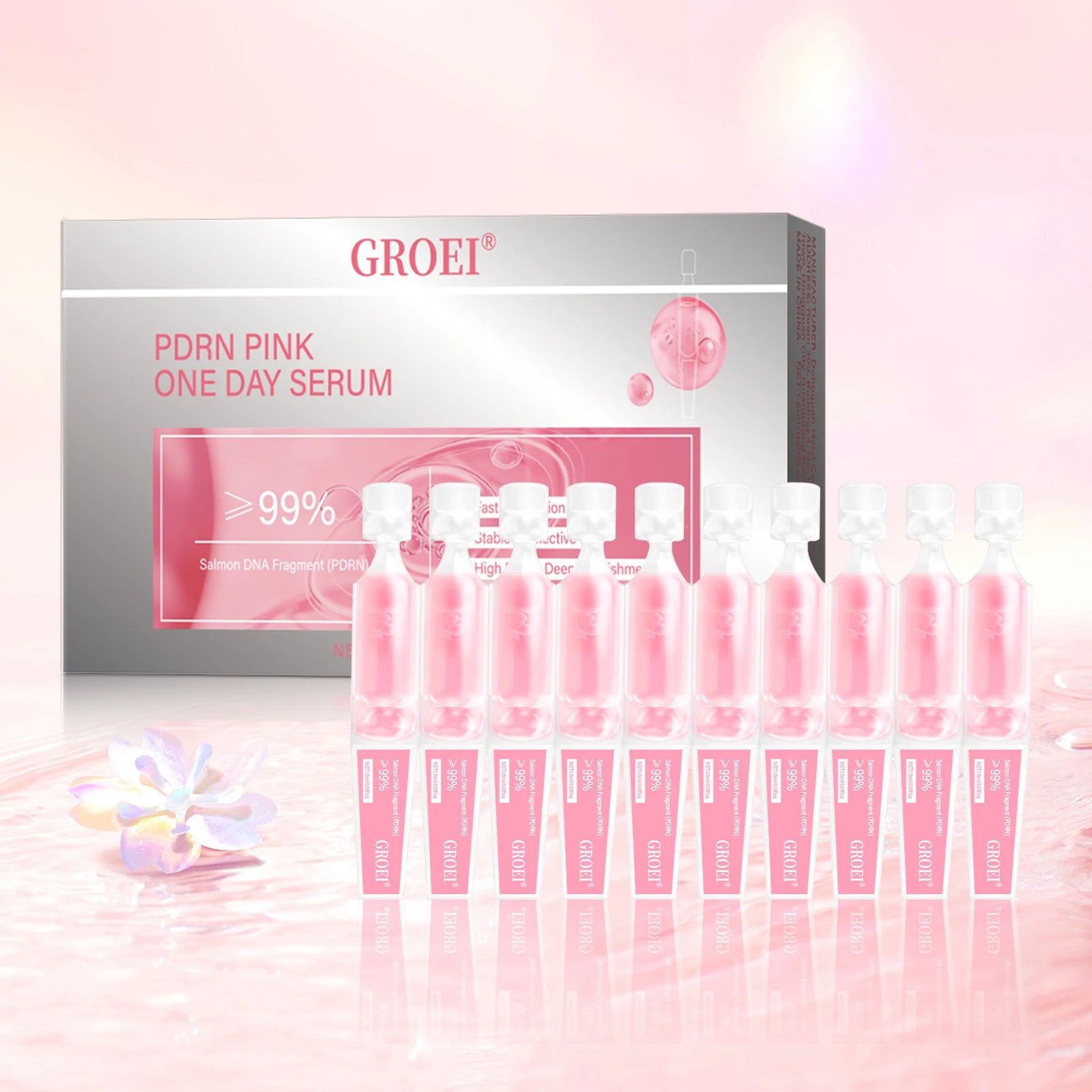 PDRN Pink One-Day Serum — Brightening, Firming & Deep Hydration Ampoules