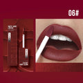 MLSMILE 6 Color Non-stick cup Velvet Satin Gloss Lip glaze Mist Liquid matte lipstick Waterproof long-lasting color liquid Nanasbeautyholic
