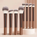 13PCS Makeup Brush Set Foundation Concealer Powder Eyeshadow Blush Brush Kabuki Blending Cosmetic Beauty Tool for Face Nanasbeautyholic