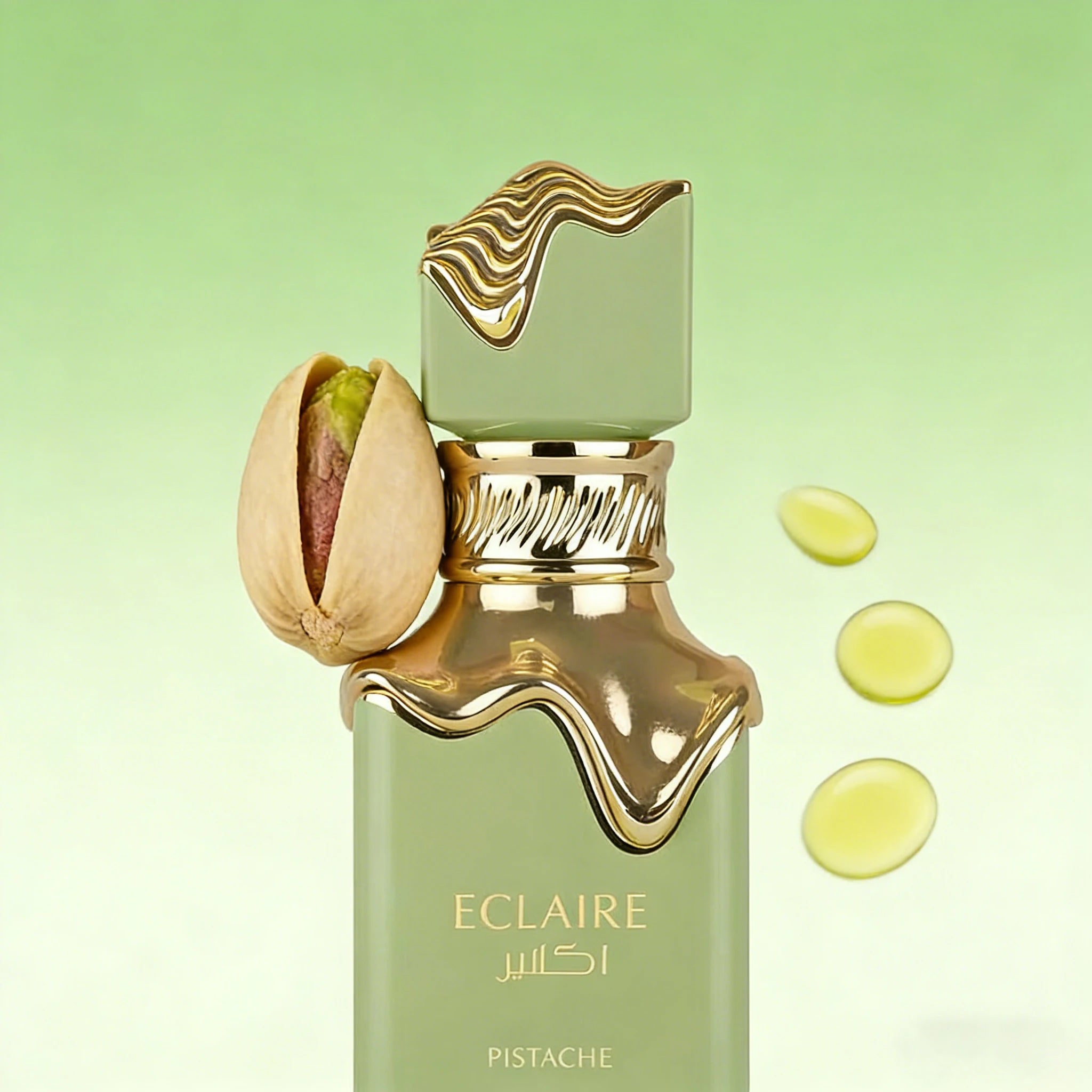 ECLAIRE Pistachio Eau de Parfum – Gourmet Nutty & Creamy Fragrance for Women | 3.4 oz