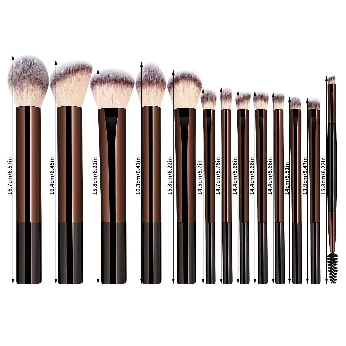 Maange 13-Piece Professional Makeup Brush Set – Foundation, Concealer, Powder, Eyeshadow & Blush Kabuki Brushes