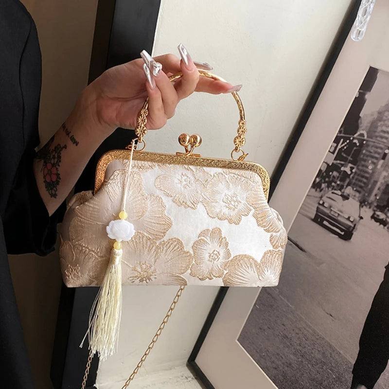 Chinese Style Embroidered Shoulder Bag