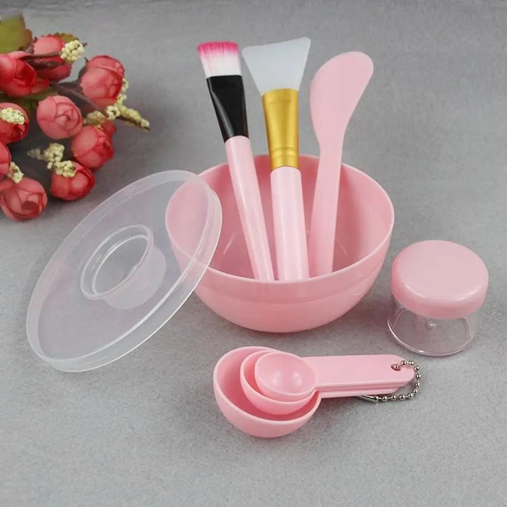 Durable DIY Face Mask Mixing Bowl Set Silicone with Bowl Brush Facemask Mixing Tool Mask Brushes Woman Facial Tools Nanasbeautyholic