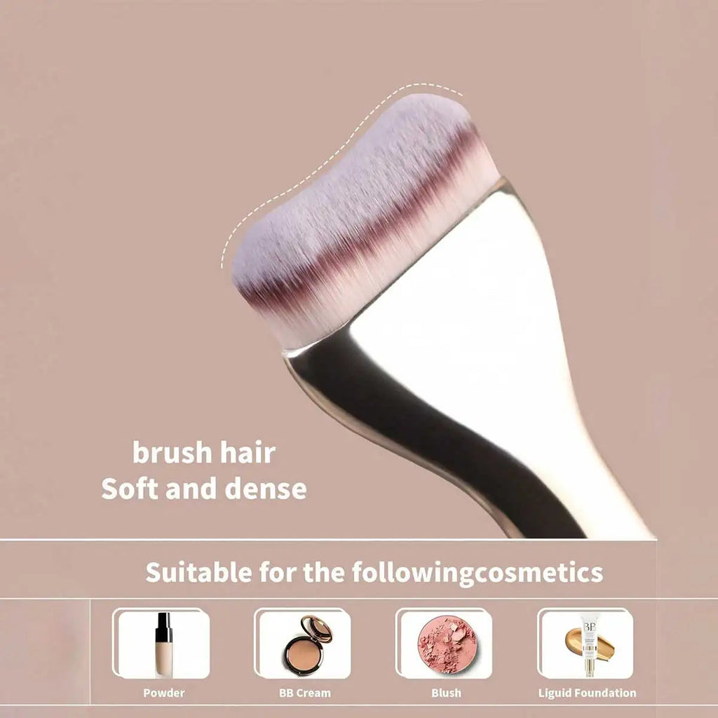 MAANGE 2pcs Foundation Makeup Brushes Set Ultra Thin Top Mask Brush For Liquid Cream Cosmetics Blending Beauty Tool Premium Gift Nanasbeautyholic