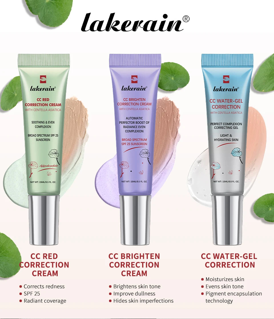 CC Water-Gel Cream Foundation – Hydrating, Color-Correcting Coverage with Centella Asiatica