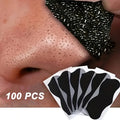 50/100PCS Bamboo Charcoal Nasal Strips Blackhead Remover