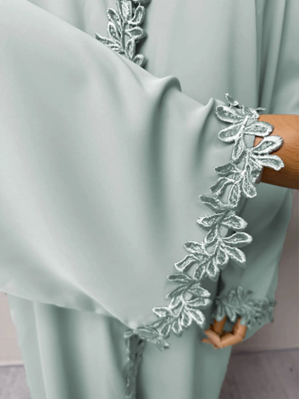 Elegant Embroidered Abaya | Loose Fit Modest Dress for Women