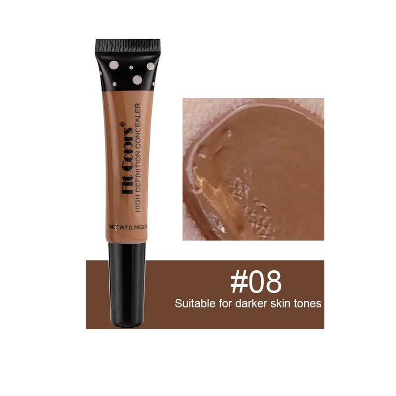 Fit colos Full Coverage Concealer & Liquid Foundation – Moisturizing, Dark Circle Corrector for All Skin Types