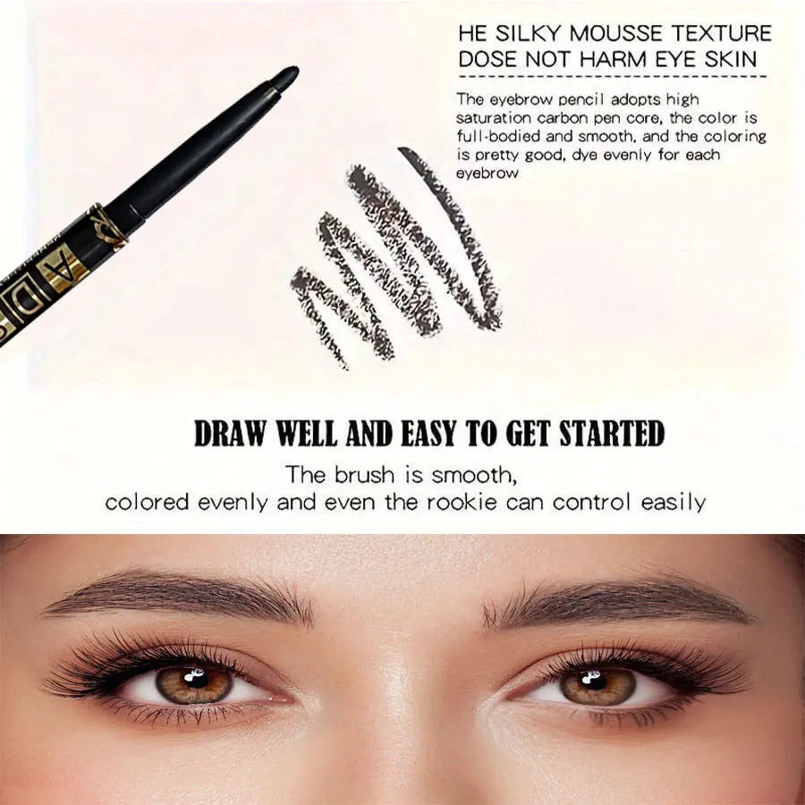 Davis Long-Lasting Waterproof Black Eyeliner Pencil