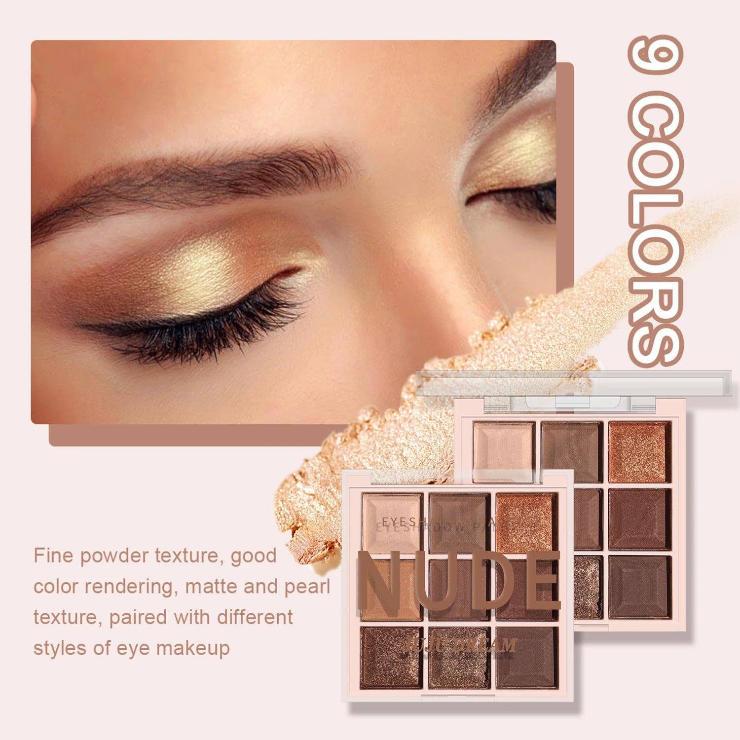 Eye shadow Palette, Matte & Shimmer Finish
