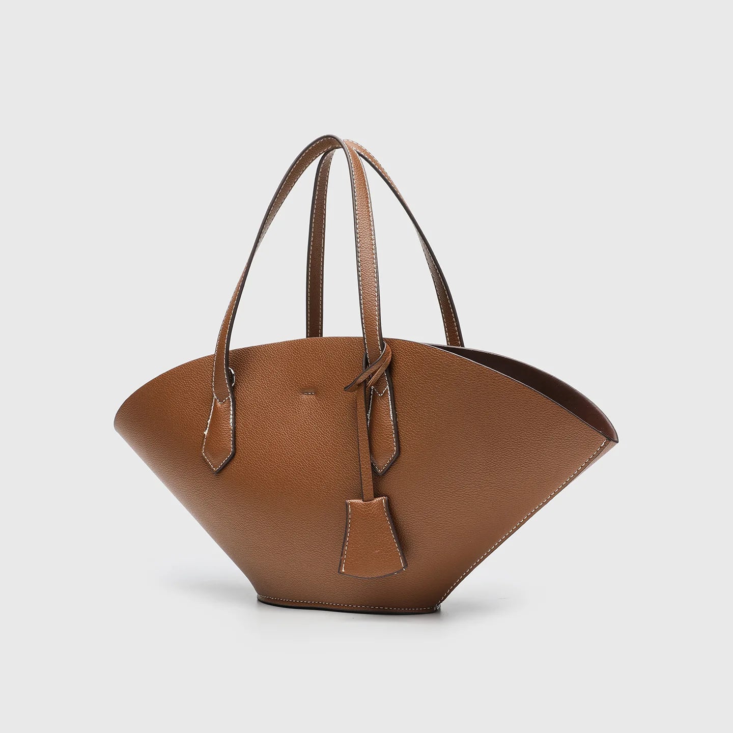 Vintage Shell-Shape Tote Bag – Large Capacity PU Leather Women's Shoulder Bag