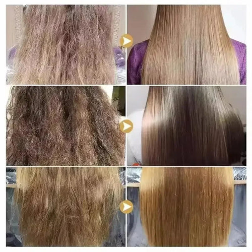 Rice Magical Keratin Hair Mask 5 Seconds Repair Damaged Frizzy Hairs Soft Smooth Shiny Moisturizing Nourish Hair Root Care Nanasbeautyholic