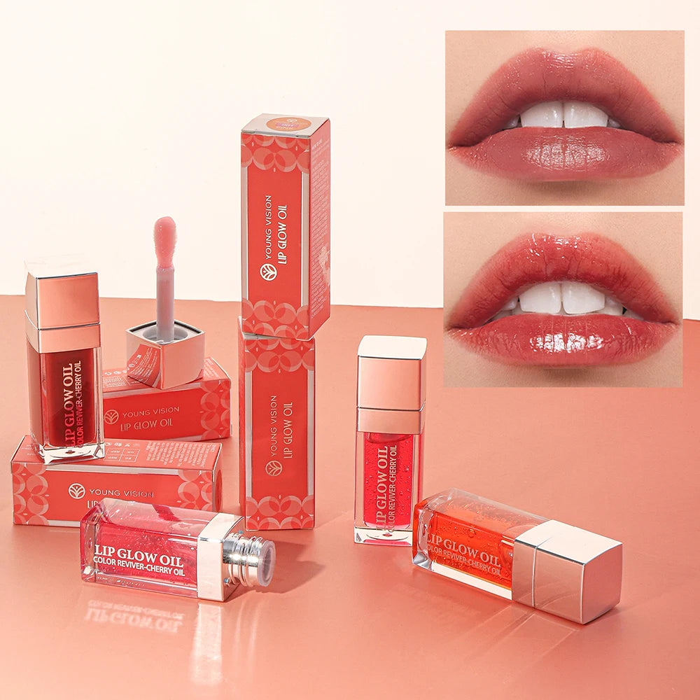 YOUNG VISION Lip Moisturizing Oil 5 Colors Available Dudu Lip Color Water Mist Lip Gel Moisturizing and Moisturizing Lip Color Nanasbeautyholic