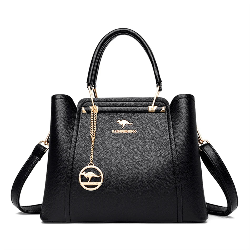 Luxury Women Designer 3 Layers Shoulder