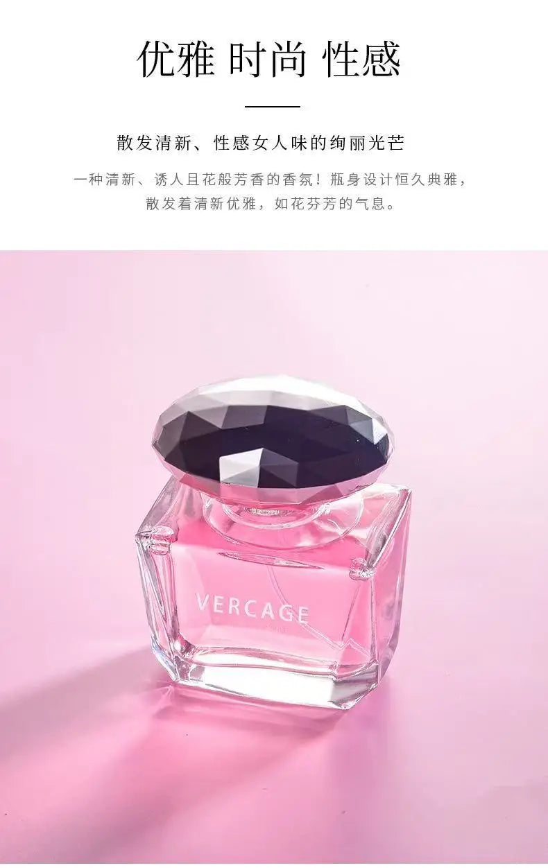 50ML Osmanthus Peony and Pomegranate Fragrance Perfume for Women Crystal Diamond Series Light and Elegant Scent Parfum Nanasbeautyholic