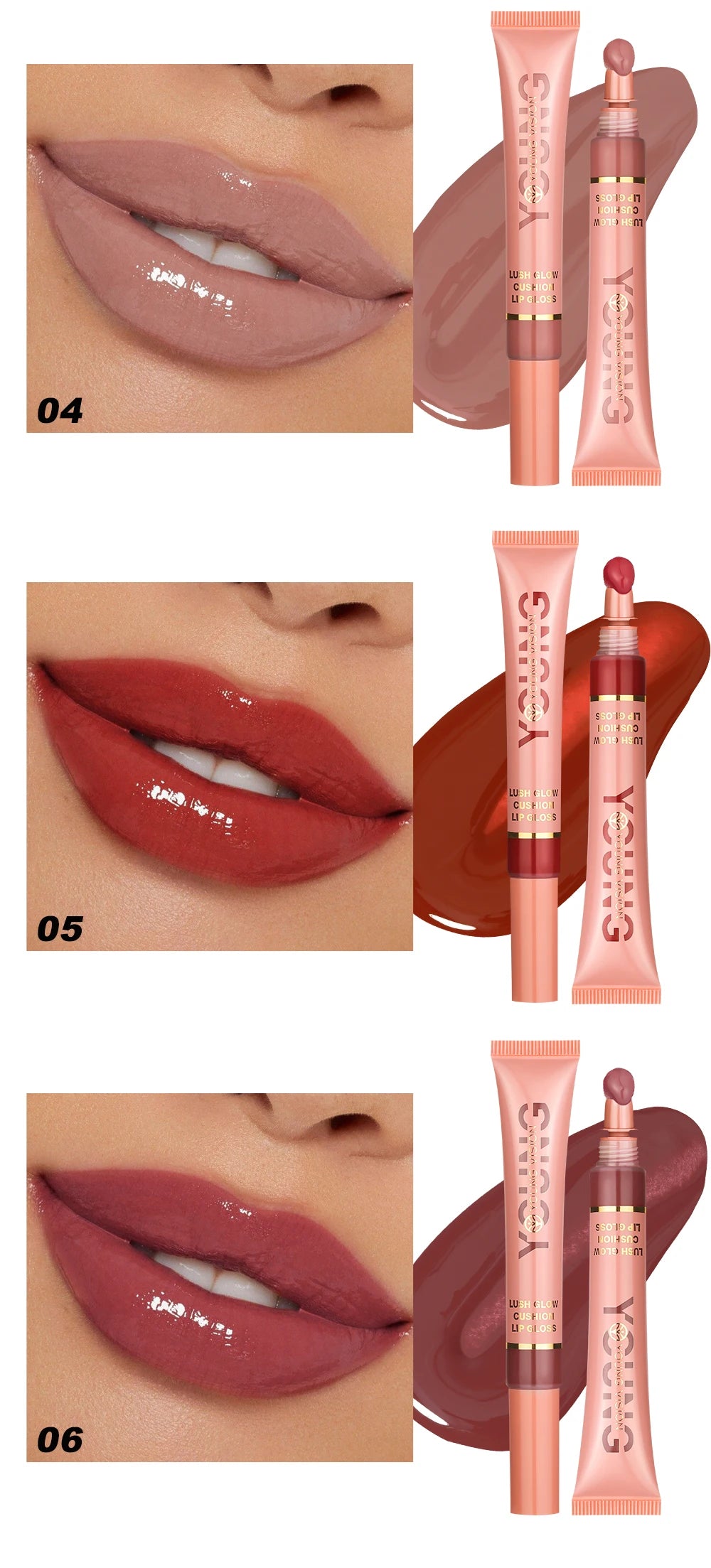 YOUNG VISION  6 color Brightening Lip Color