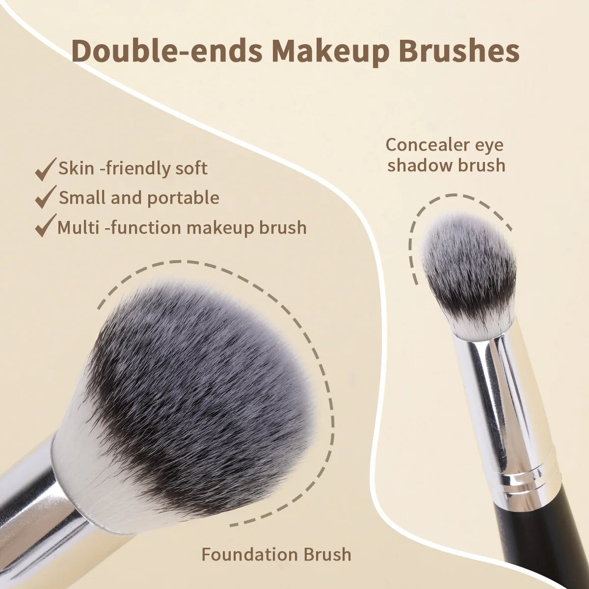 MAANGE 4pcs Makeup Brushes