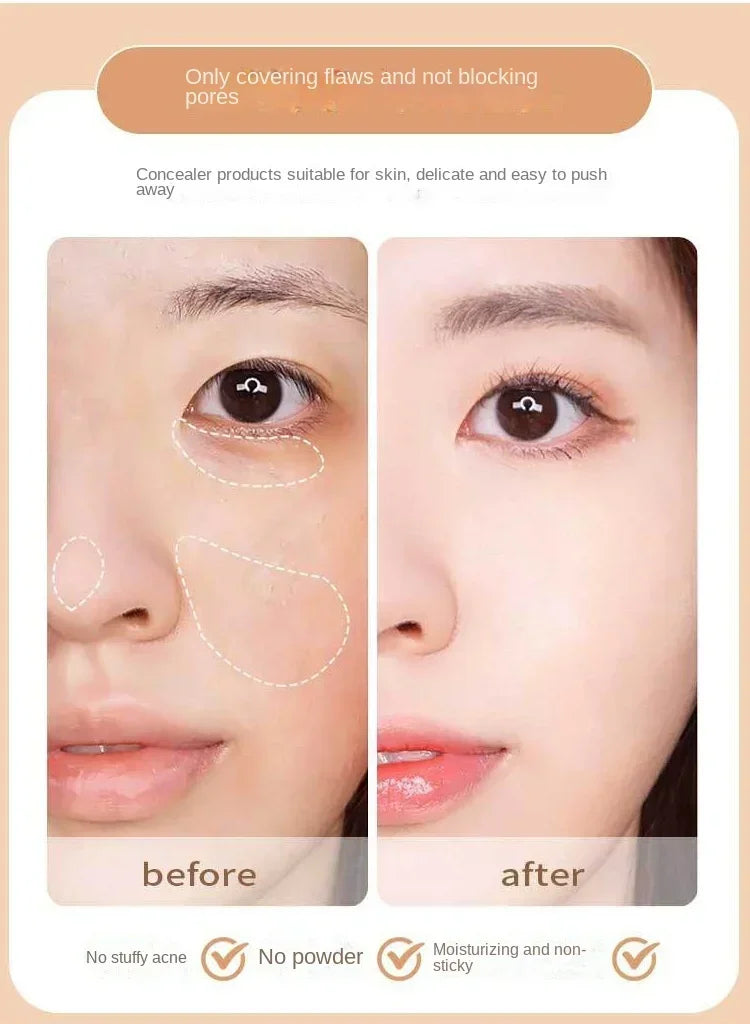 Svmy Liquid Contouring Concealer – Waterproof, Moisturizing & Long-Lasting Coverage for Dark Circles & Acne | 4 Shades