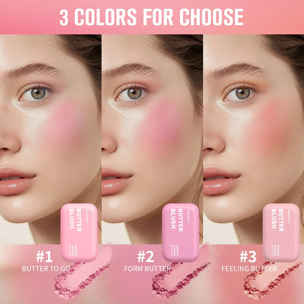 Professional Makeup Powder Blush 12HR Wear Vegan Formula Blusher Makeup Blush in Bar Cosmetics Palette Powder Pink Cream Face Nanasbeautyholic