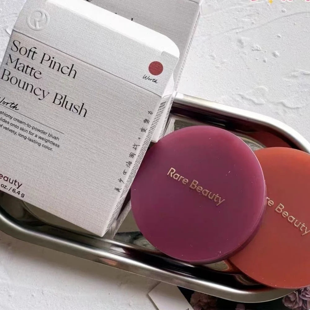 Rare Beauty Soft Pinch Matte Bouncy Cushiony Cream-to-powder Blush Airy And Lightweight Soft Pinch Liquid Blush Natural Flush Nanasbeautyholic